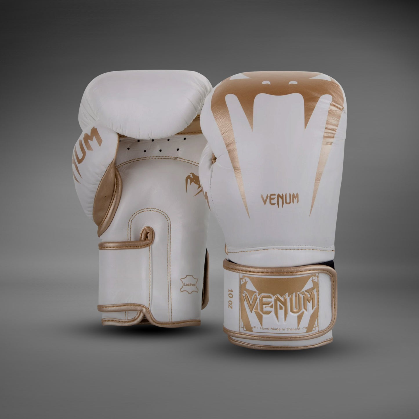 Guantoni da Boxe Venum Giant 3.0 - Pelle Nappa - Bianco/Oro