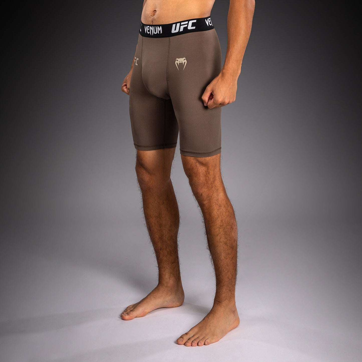 Venum UFC Unity by Venum Authentic Fight Week Pantaloncini a Compressione Tecnici da Uomo - Marrone