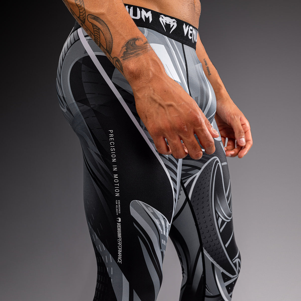 Venum Crimson Viper 2.0 Leggings a compressione - Nero/Grigio