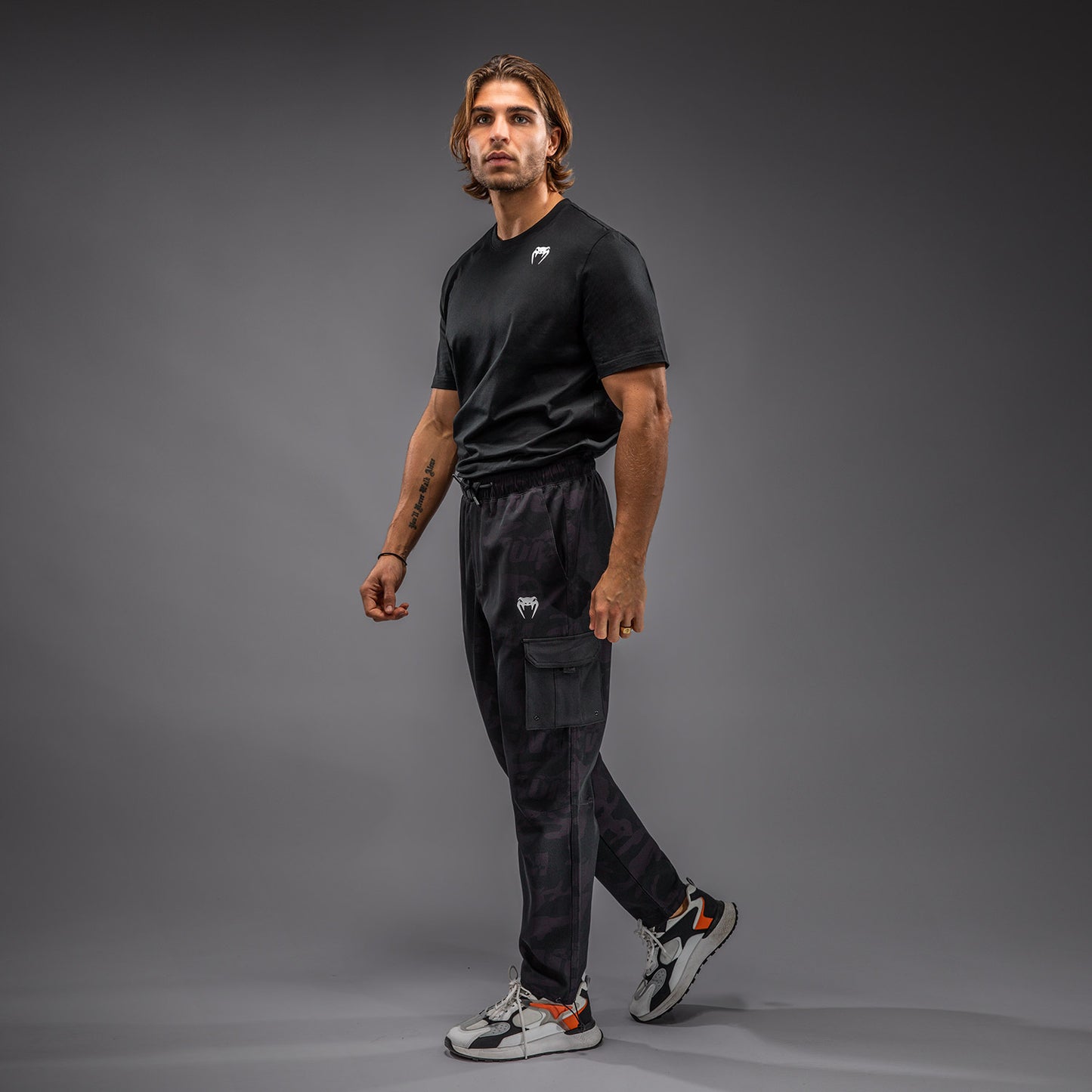 Venum Trooper Pantaloni da Jogging da Uomo - Nero/Porpora