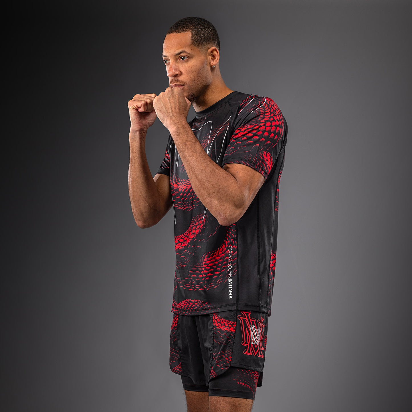 Venum Matupa Maglietta Dry Tech - Nero/Rosso/Argento