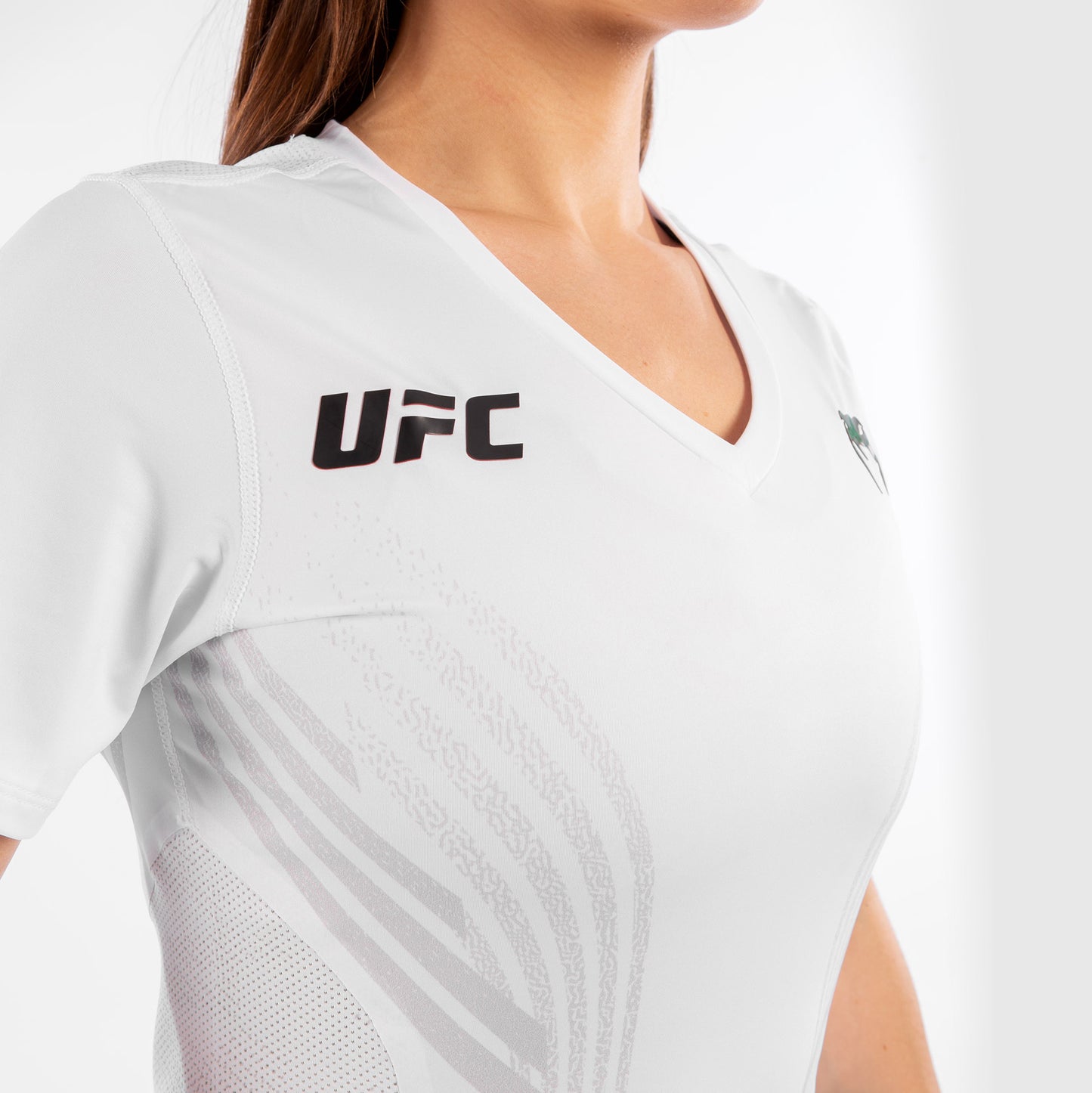 Maglia Tecnica Donna Personalizzata UFC Venum Authentic Fight Night - Bianco