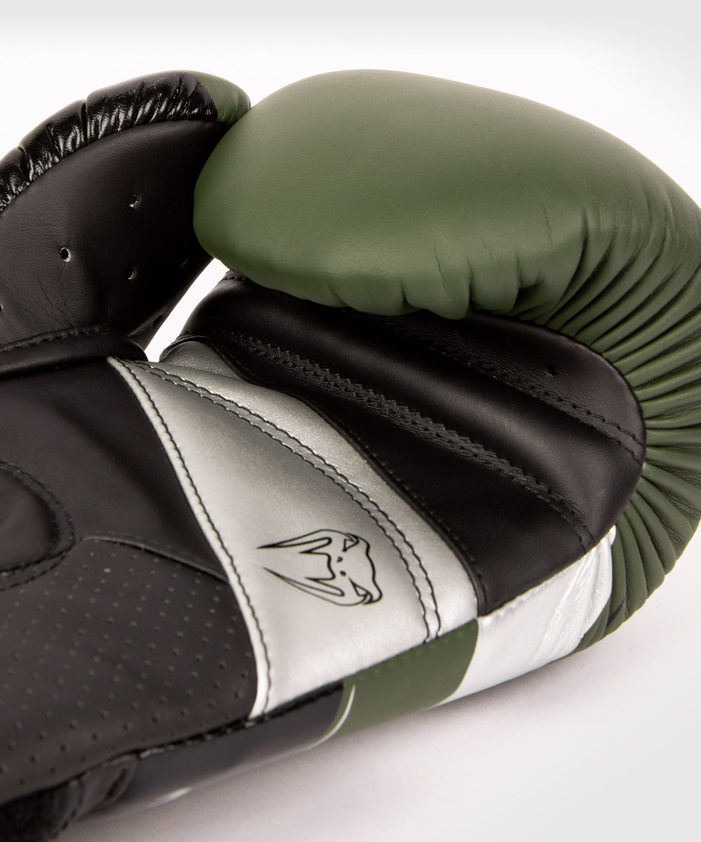Guantoni da boxe Venum Elite Evo - Kaki/Argento
