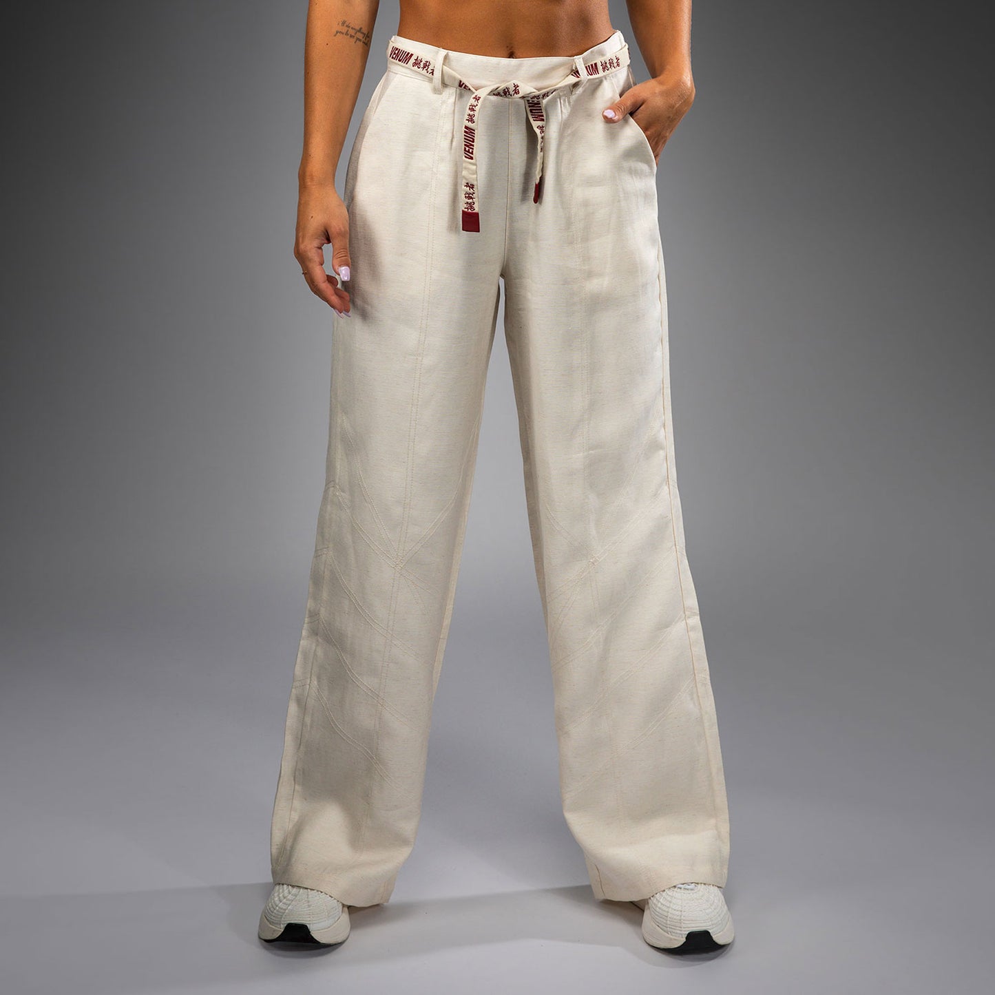 Venum Serpenti Pantaloni Donna – Avorio/Borgogna