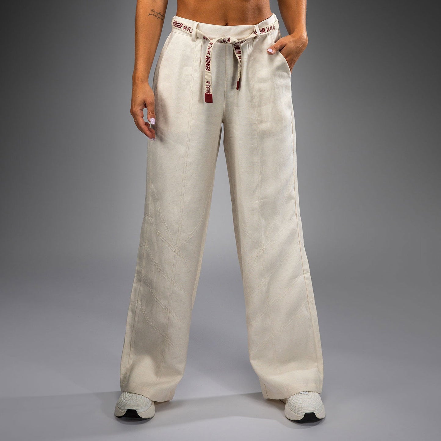 Venum Serpenti Pantaloni Donna – Avorio/Borgogna