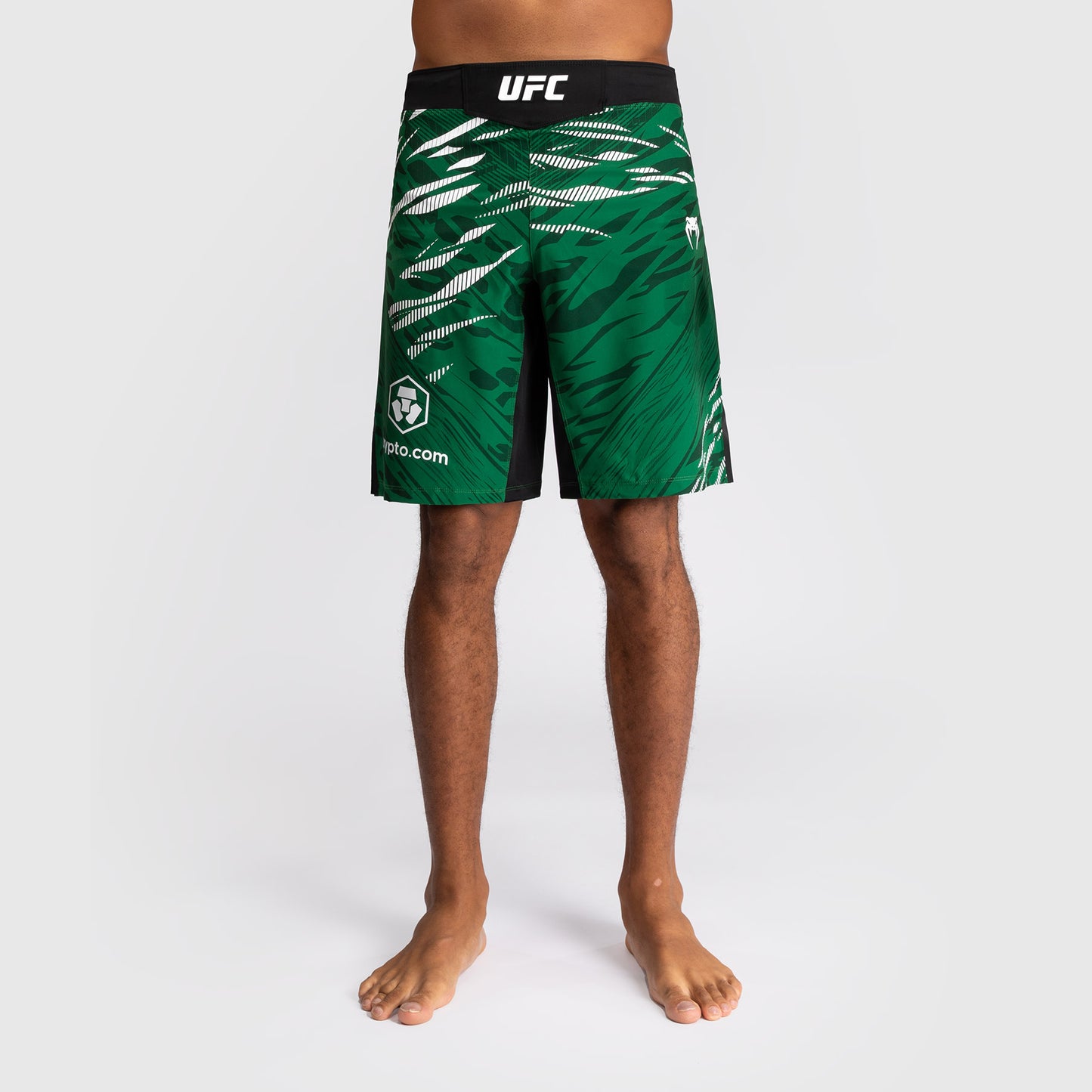 UFC Fusion by Venum Personalizzati Authentic Fight Night Shorts da Lotta per Uomo - Fit Largo - Verde