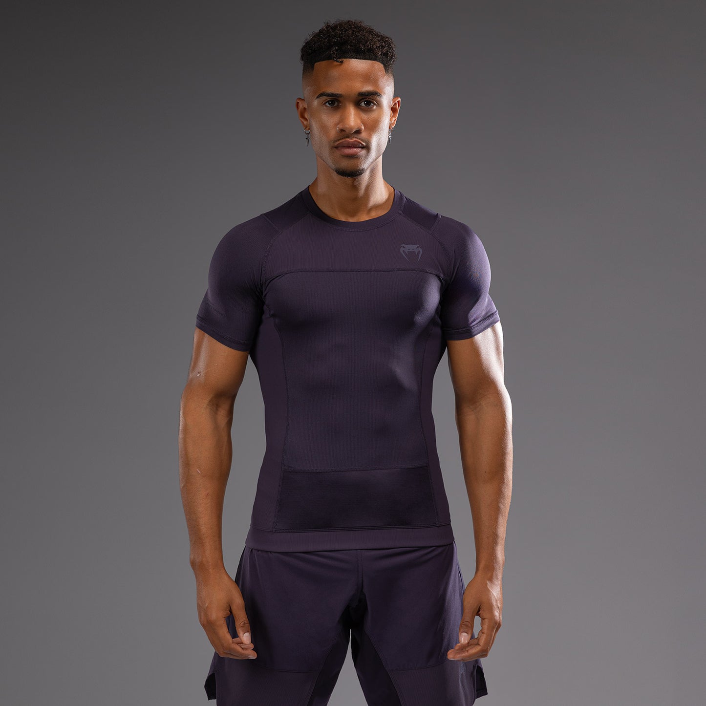 Venum G-Fit Air Rashguard a maniche Corte - Viola Scuro