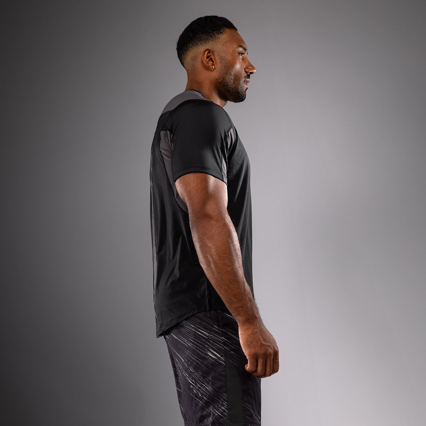 Venum Rapid Maglia Dry-Tech - Nero/Grigio Tempesta