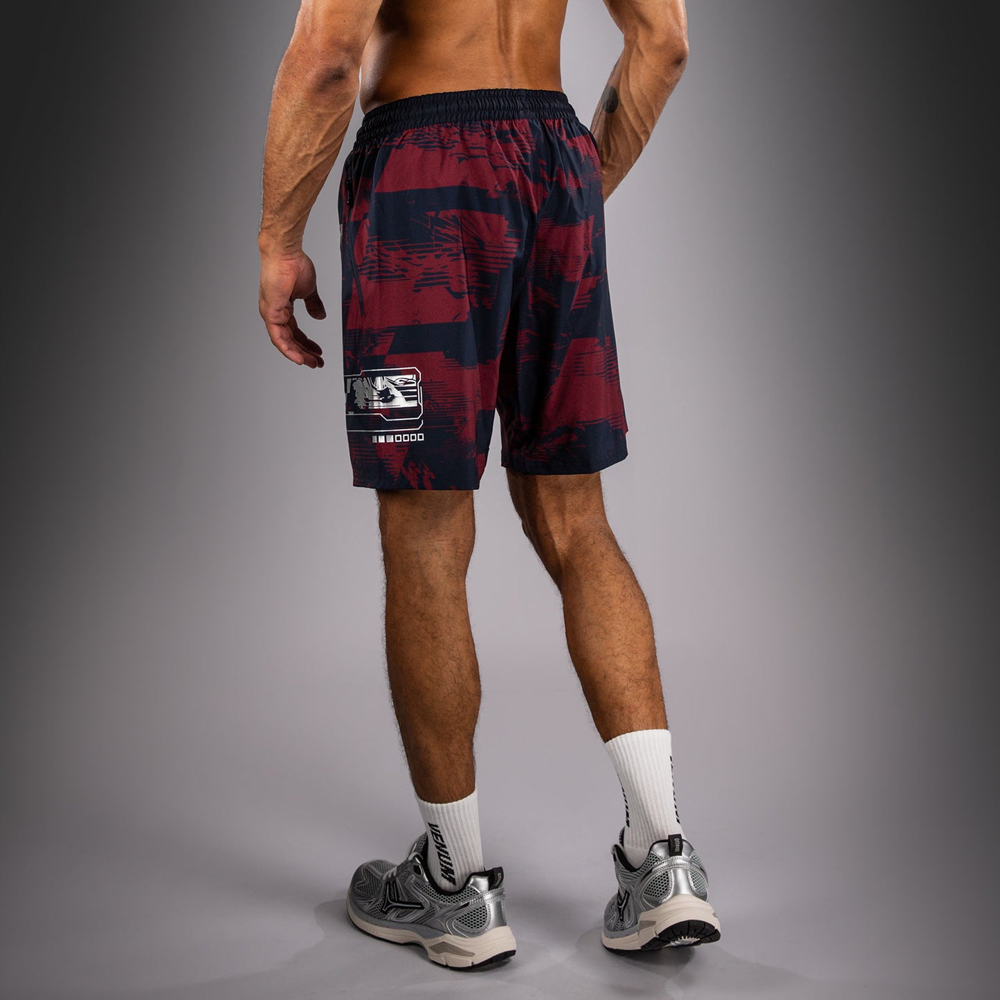 UFC Zenith by Venum Authentic Fight Week Pantaloncini Performance Uomo - Blu navy/Bordeaux/Argento