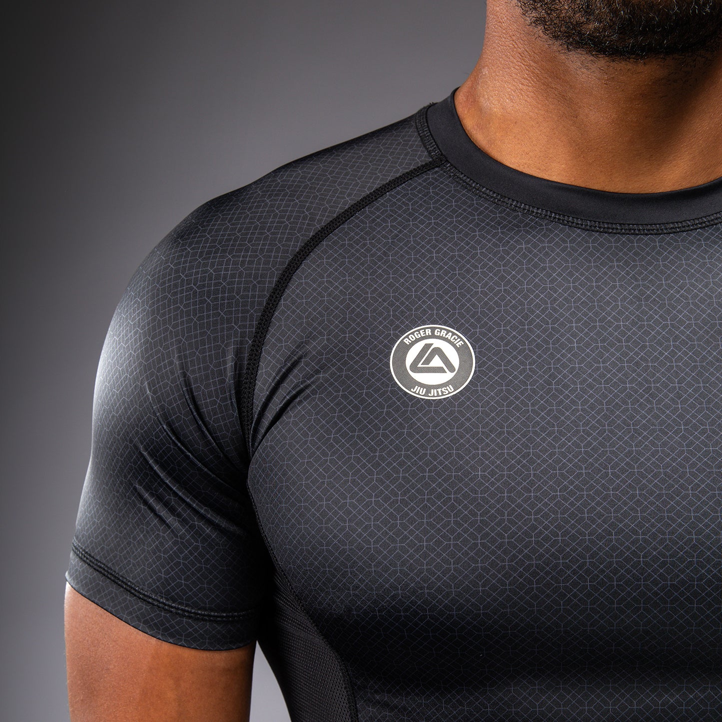 Venum x Roger Gracie Academy Rashguard a Maniche Corte - Nero