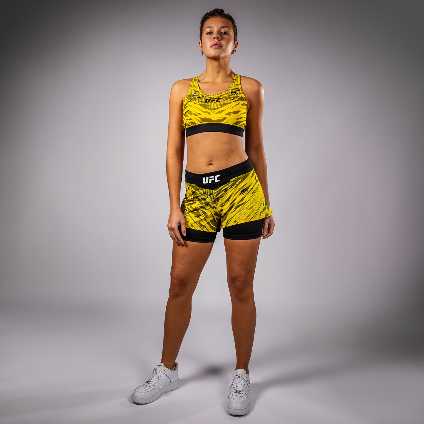 UFC Fusion by Venum Authentic Fight Night Reggiseno Sportivo per Donna - Giallo