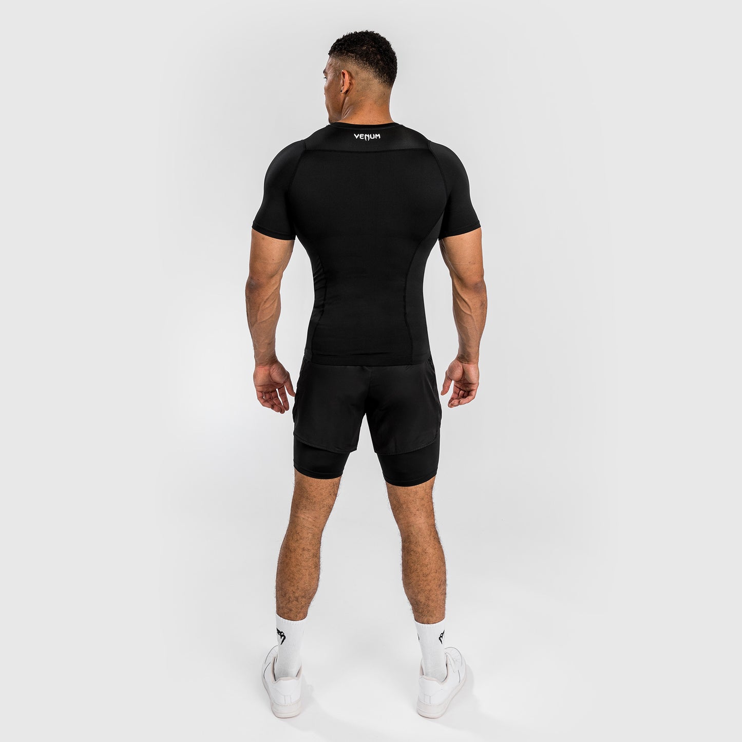 Venum Attack Rashguard a maniche corte - Nero/Grigio