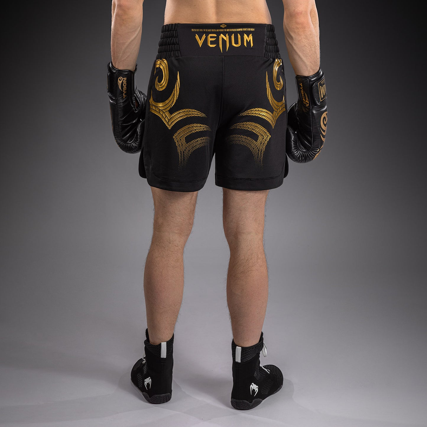 Venum x Mike Tyson Tiger Pantaloncini da Boxe - Nero/Oro