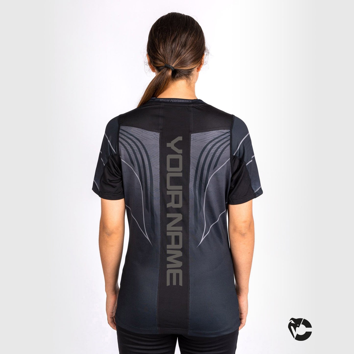 Maglia UFC Venum personalizzata Authentic Fight Night 2.0 Donna - Nero