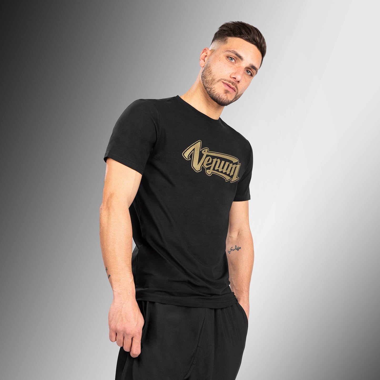 Venum Absolute 2.0 Maglietta - Vestibilità regolata - Nera/Oro