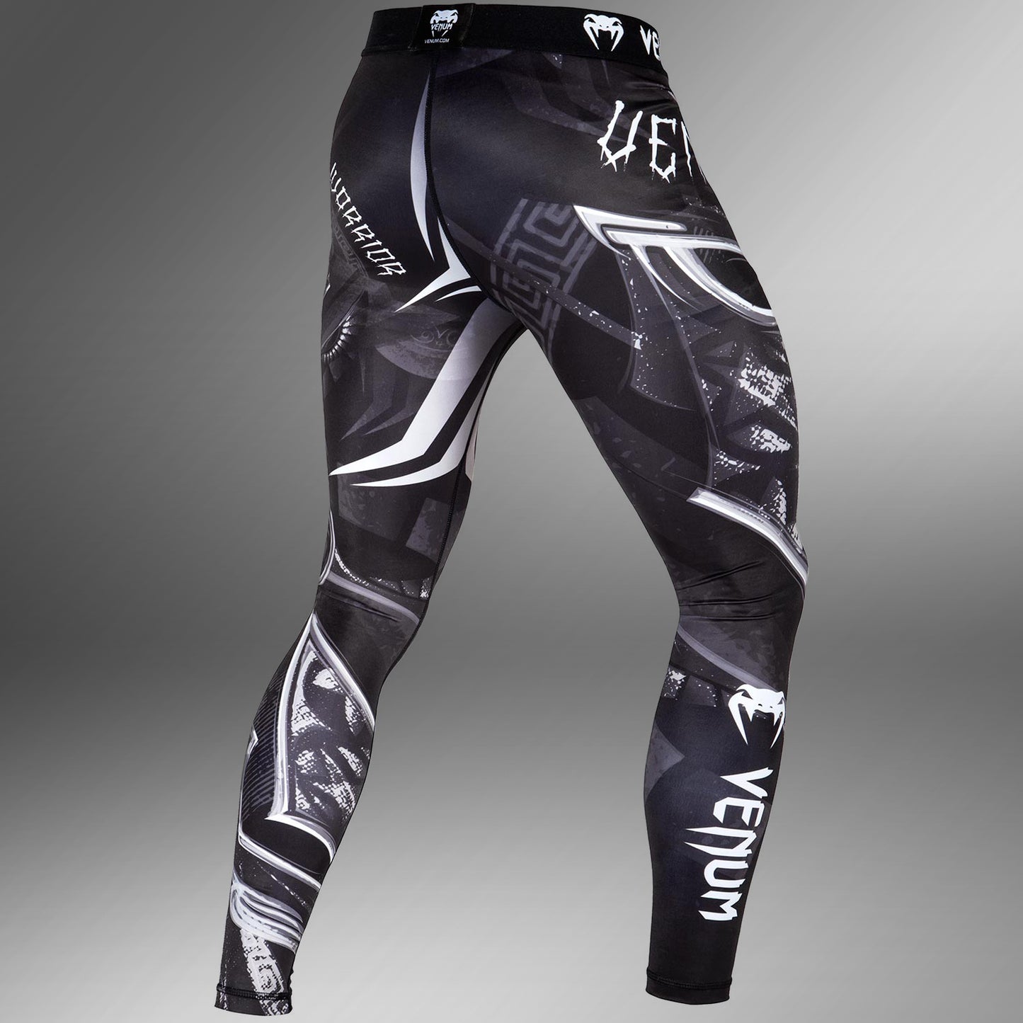 Pantaloni a compressione Venum Gladiator 3.0 - Nero/Bianco