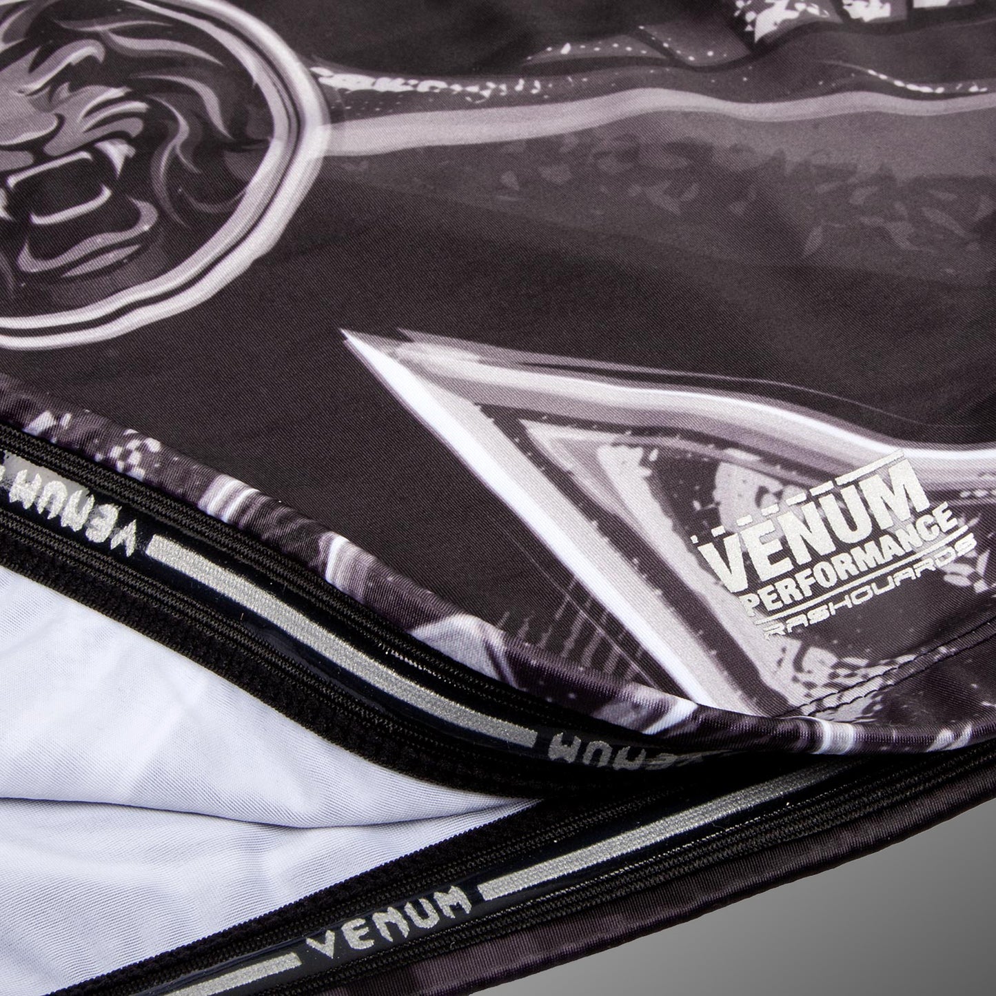 Venum Gladiator 3.0 Rashguard a maniche corte - Nera/Bianco