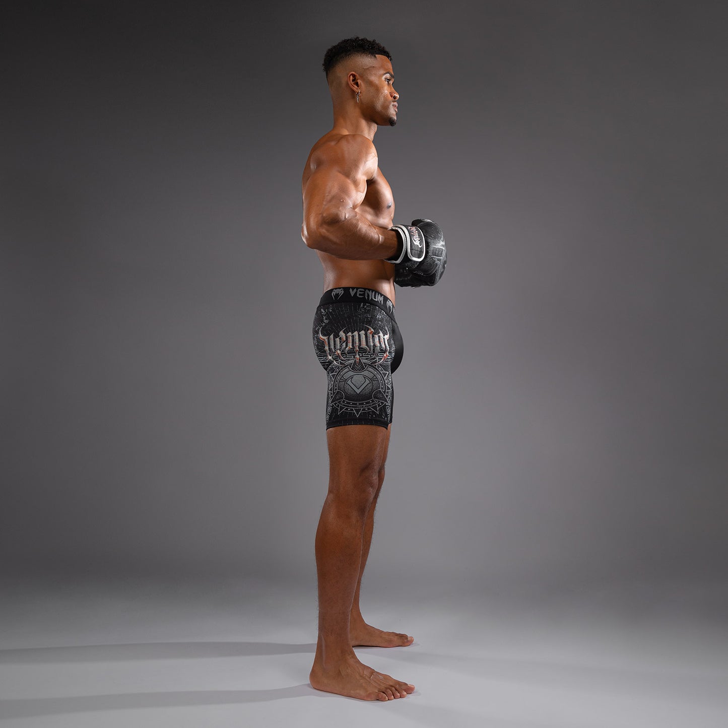 Venum Gladiator 5.0 Pantaloni Vale Tudo Da Uomo - Nero/Argento