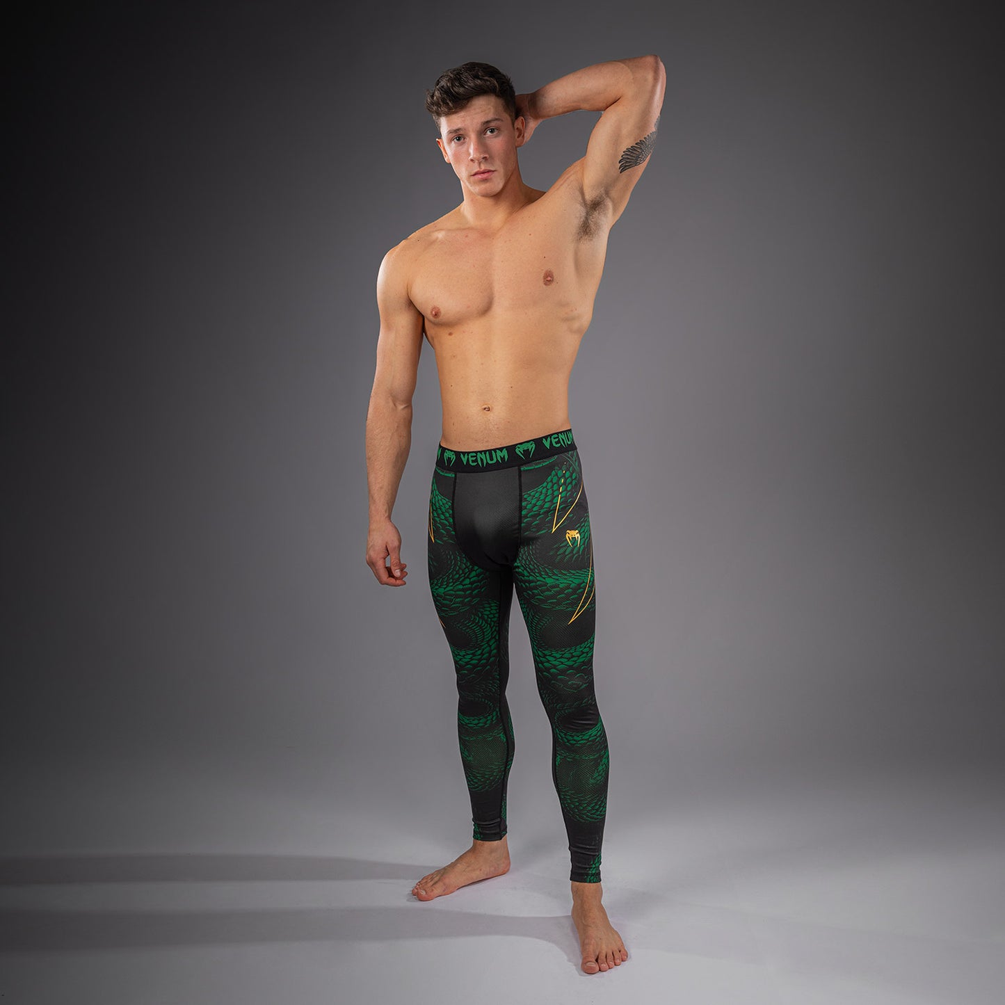 Venum Matupa Spats - Nero/Verde/Oro