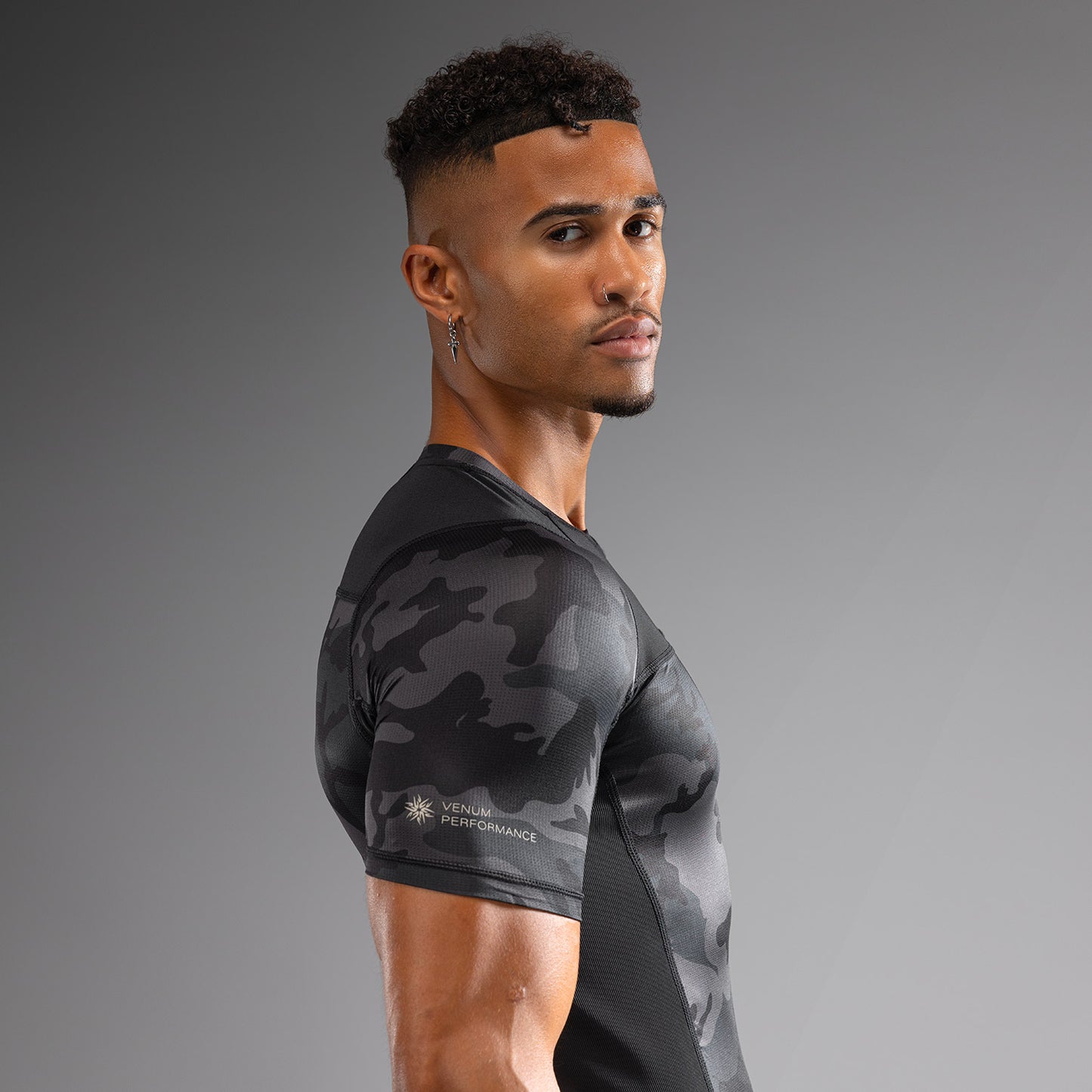 Venum G-Fit Air Rashguard a maniche Corte - Camo Urbano Digitale