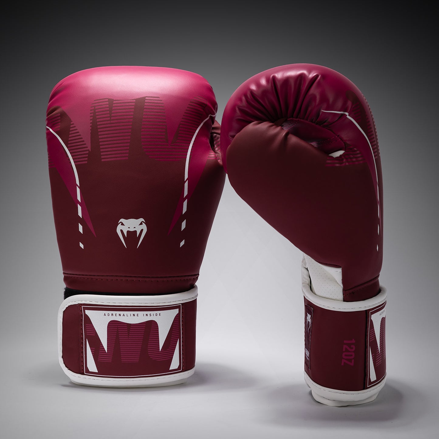 Venum Adrenaline Guantoni da Boxe – Borgogna/Rosa