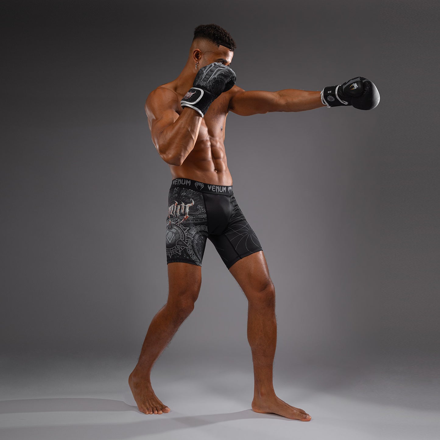 Venum Gladiator 5.0 Pantaloni Vale Tudo Da Uomo - Nero/Argento