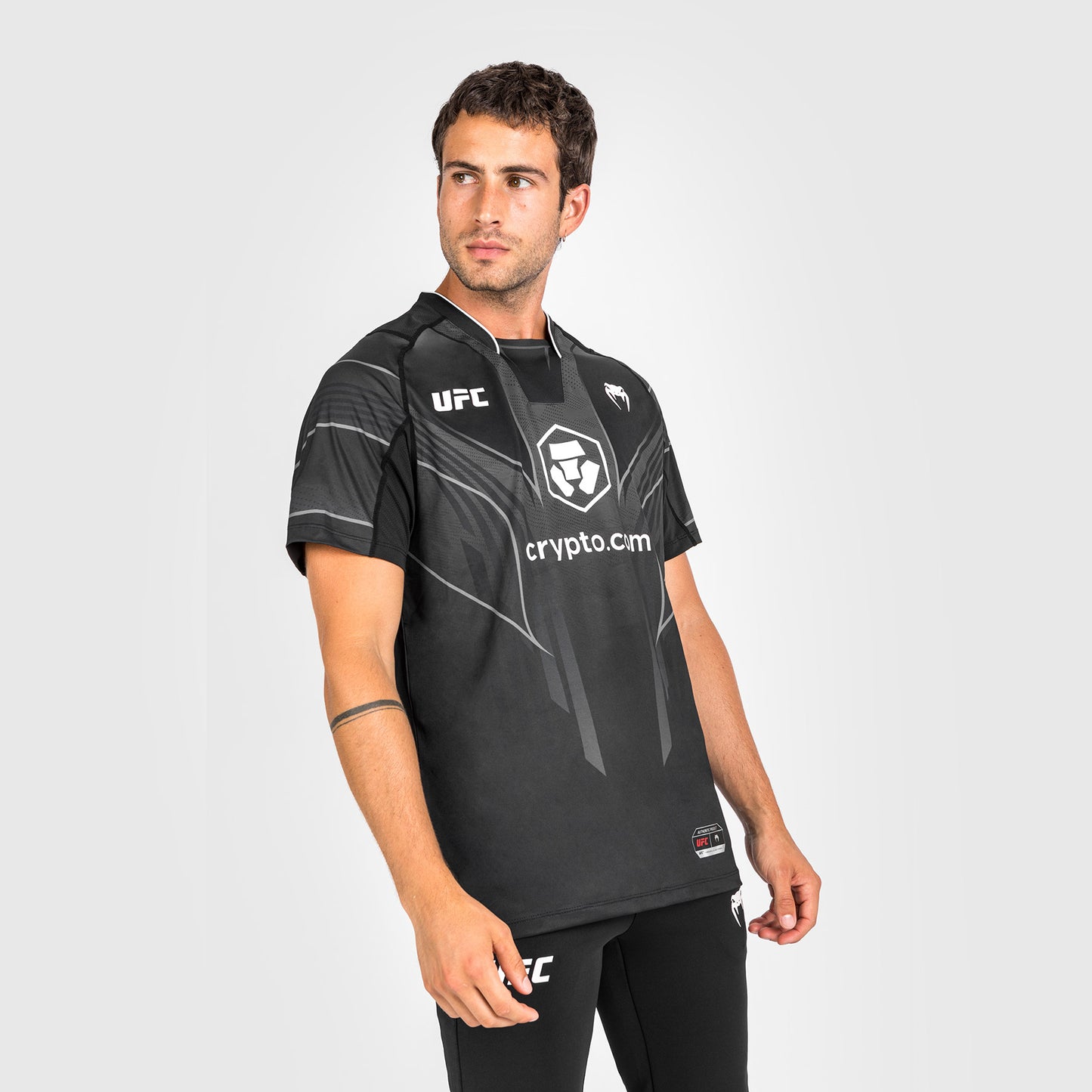 Maglia UFC Venum Authentic Fight Night 2.0 Uomo - Nero