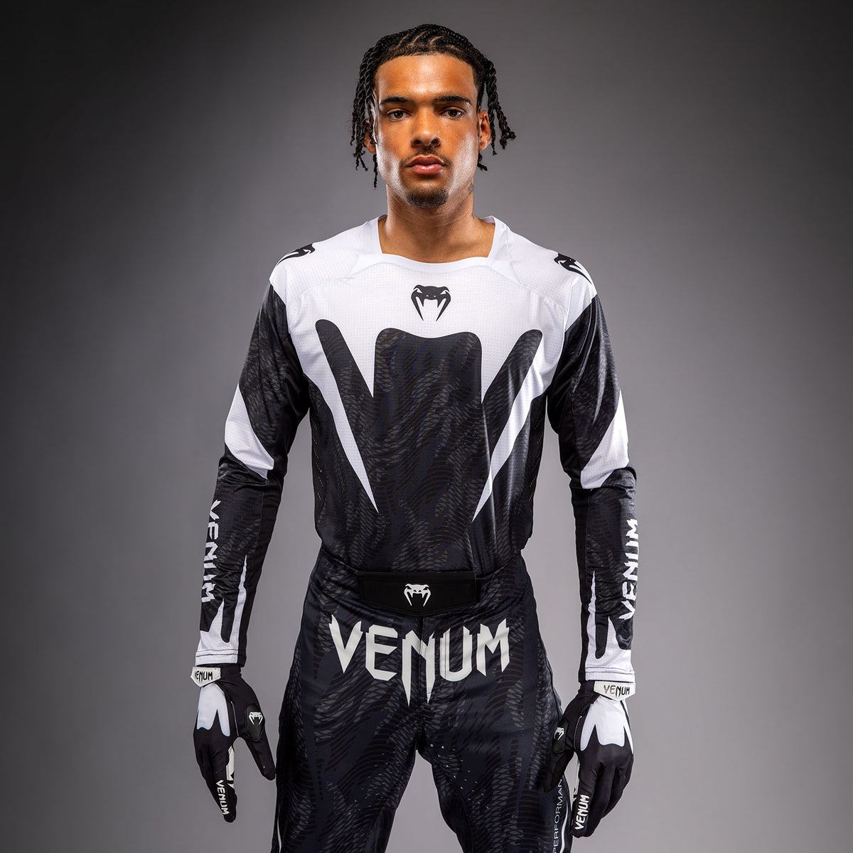 Venum MX Elite Maglia da Motorsports - Nero