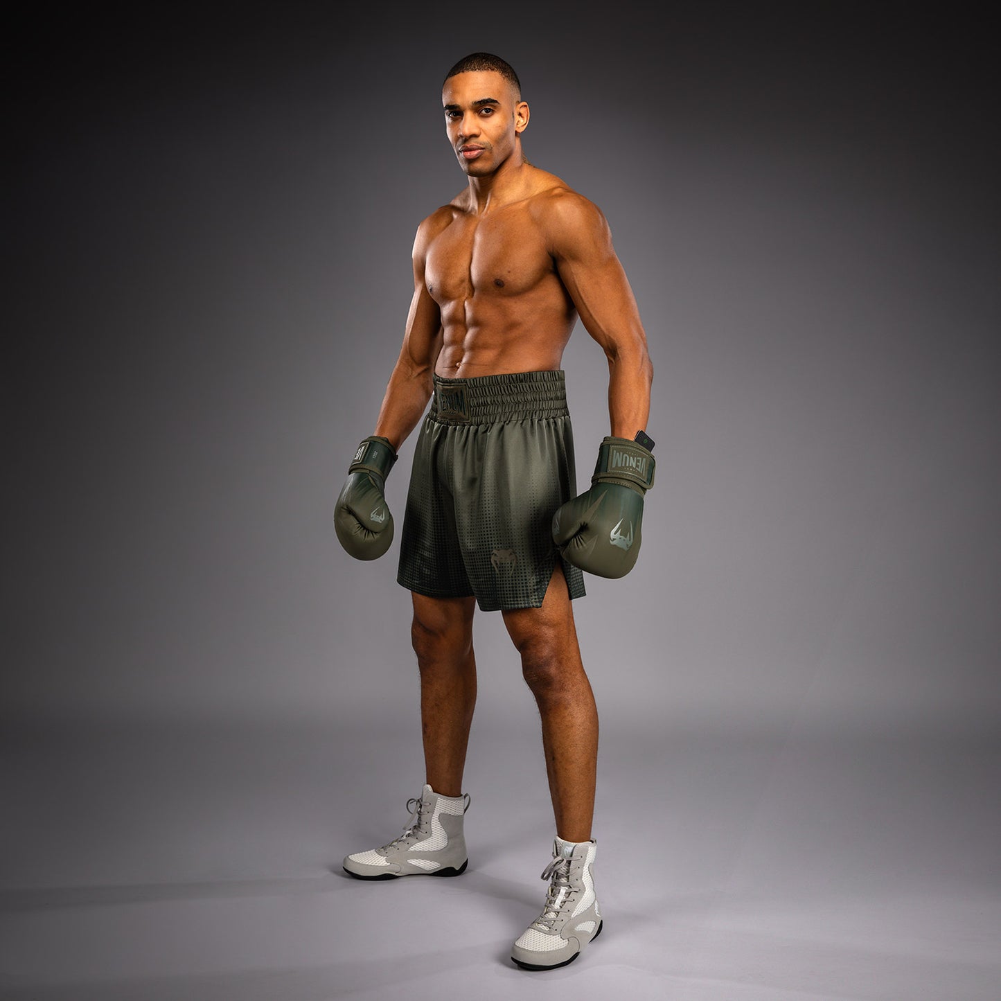 Venum Stealth Pantaloncini da Boxe – Kaki/Verde Scuro