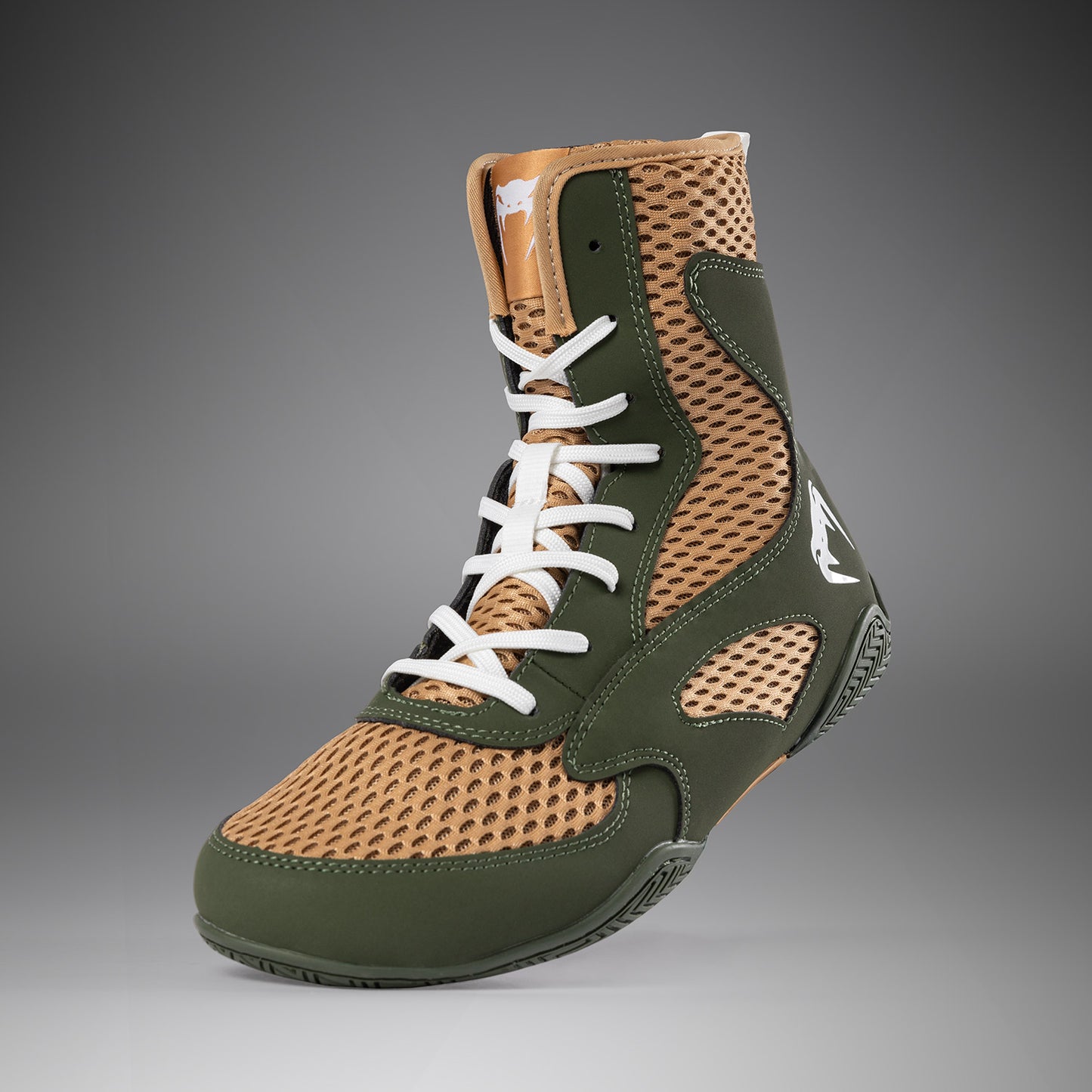 Venum Contender Scarpe da Boxe - Verde Militare/Sabbia