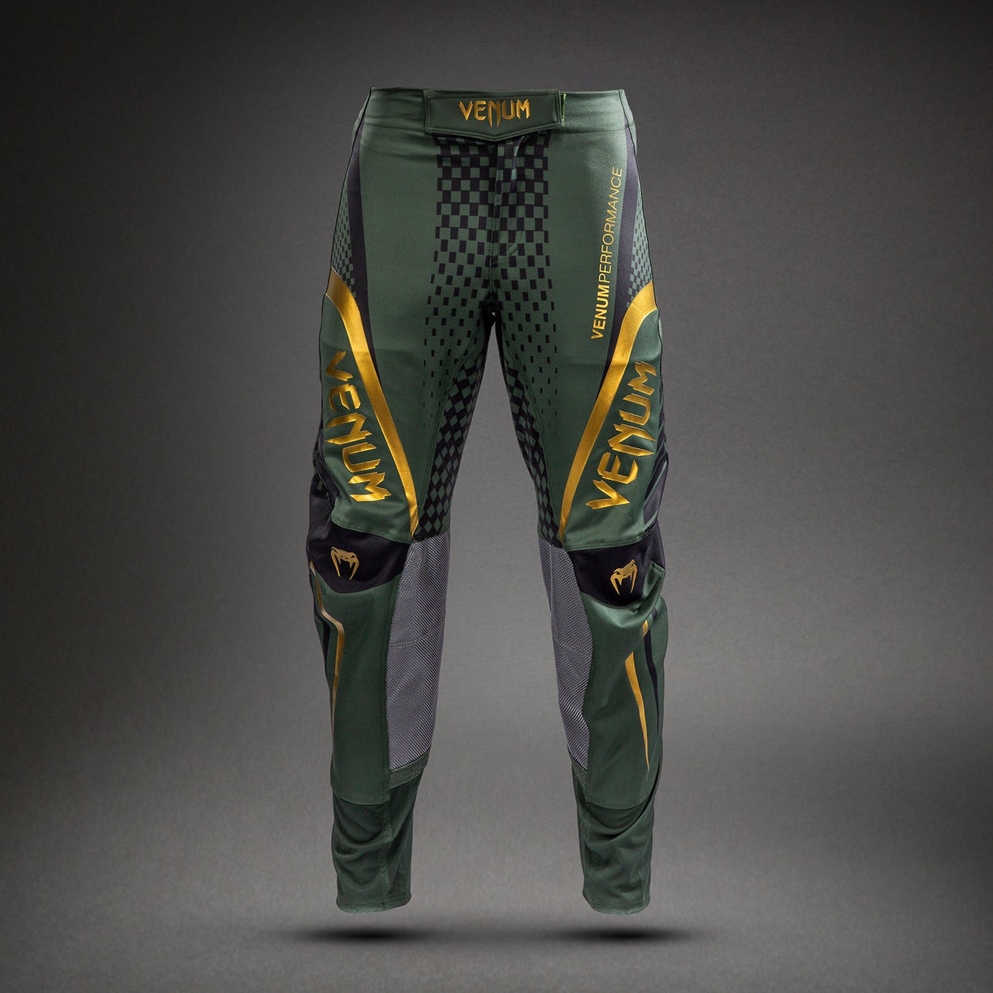Venum MX Challenger Pantaloni da Motorsports - Nero/Verde/Oro