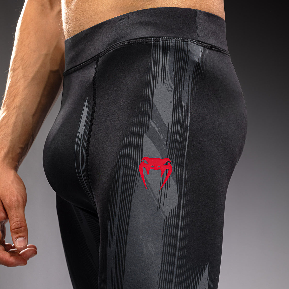 Venum Demon Pantaloni a Compressione - Nero/Grigio