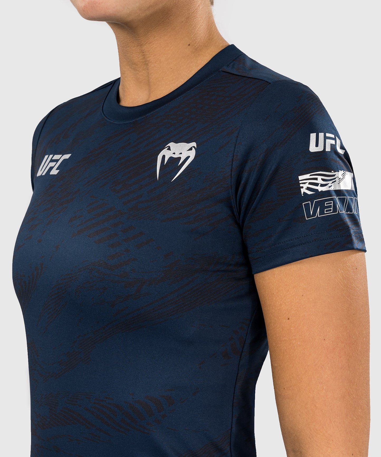 UFC Fusion by Venum Fight Week Maglietta Dry-Tech per Donna - Blu oceanico
