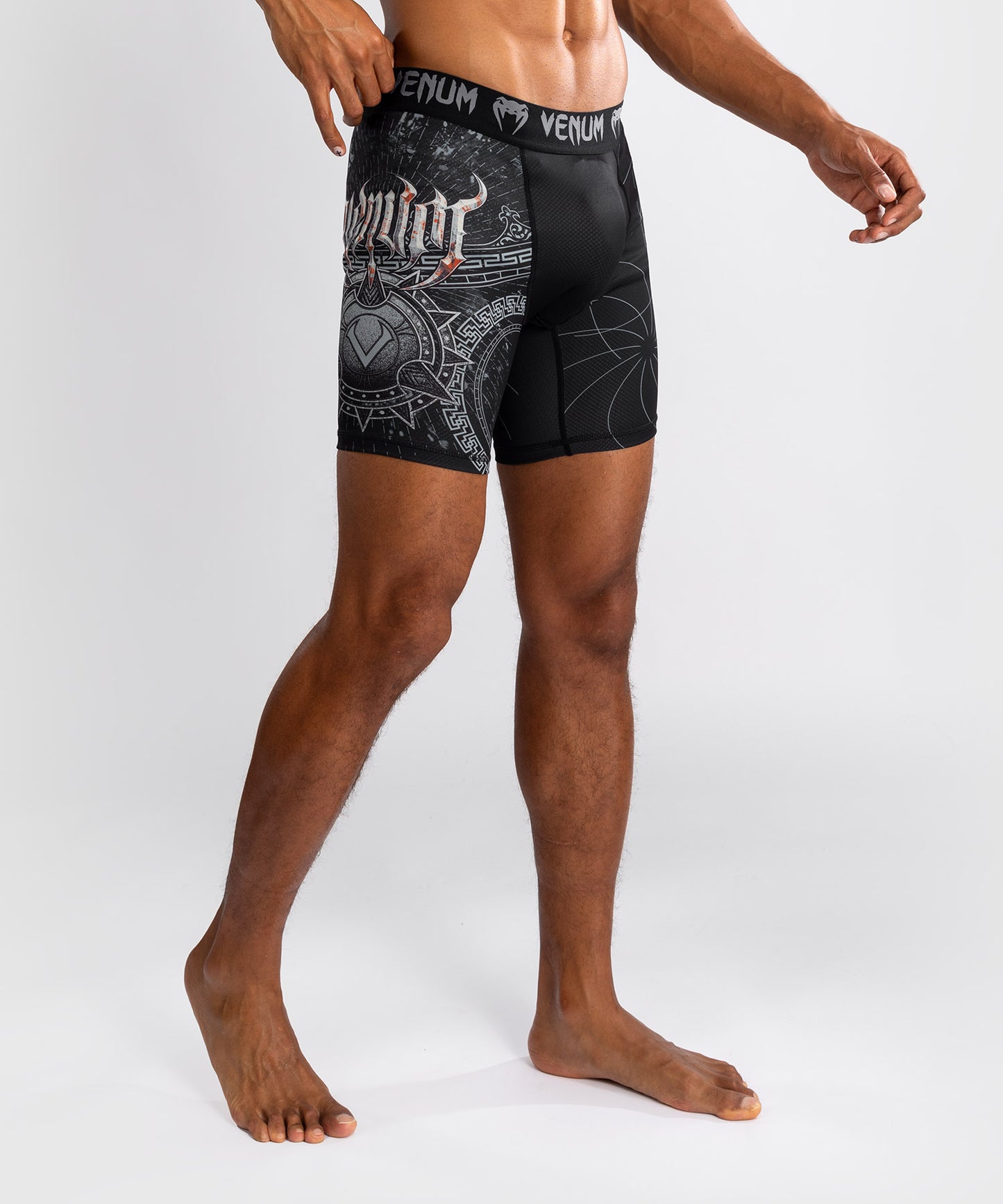 Venum Gladiator 5.0 Pantaloni Vale Tudo Da Uomo - Nero/Argento