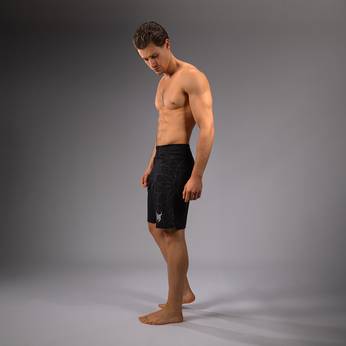 Venum Gladiator 5.0 Pantaloncini da combattimento Uomo - Nero/Argento