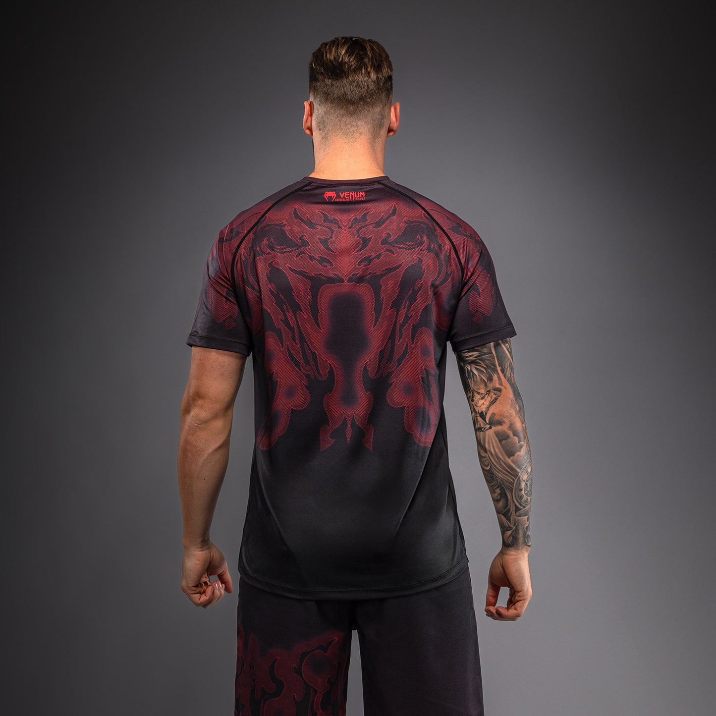 Venum Spectre Maglietta Dry Tech – Nero/Rosso