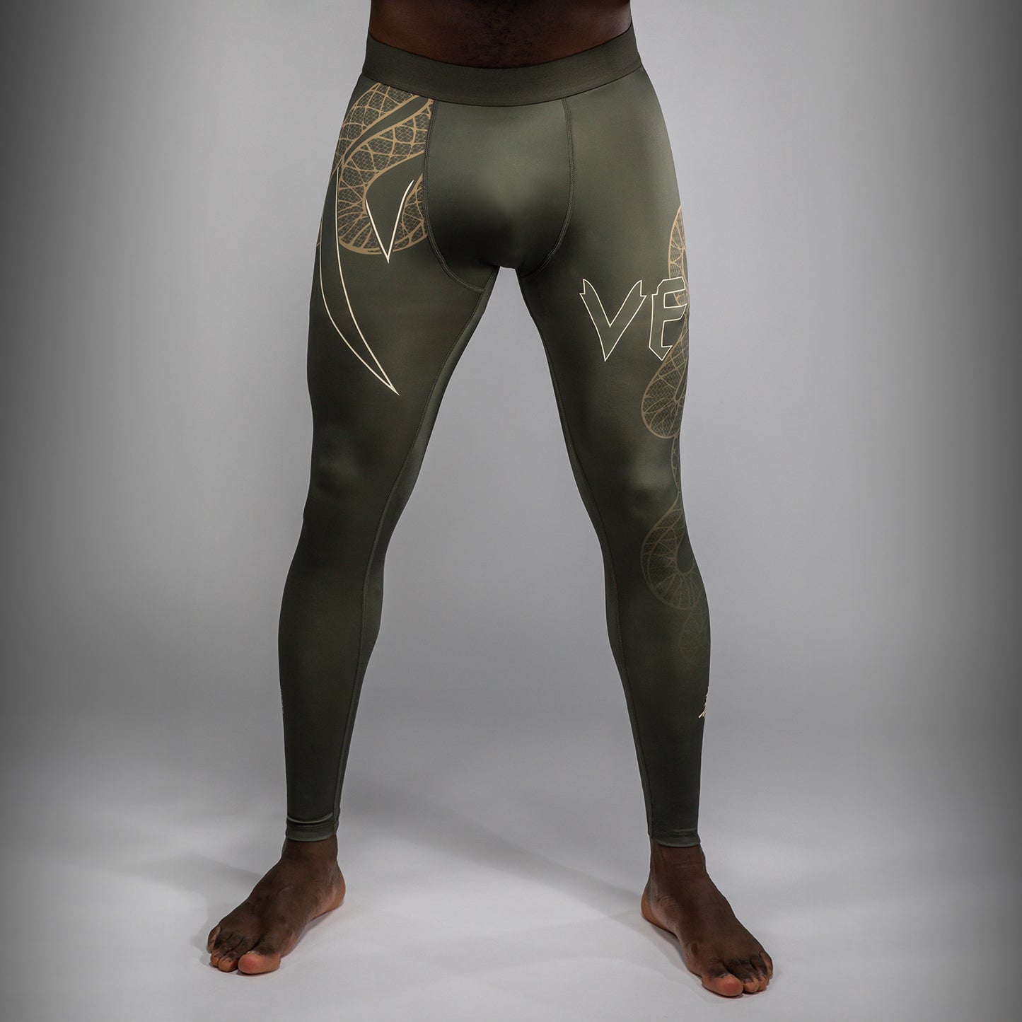 Venum Serpenti Pantaloni Compressivi – Kaki/Bronzo/Ivory