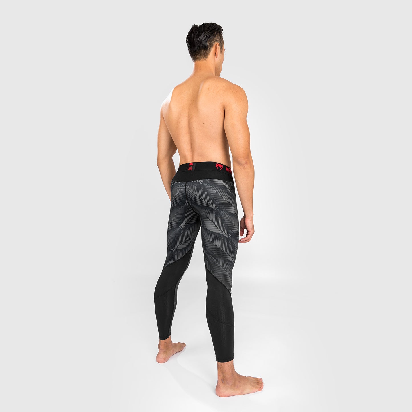 Pantaloni a compressione Venum Phantom - Nero/Rosso