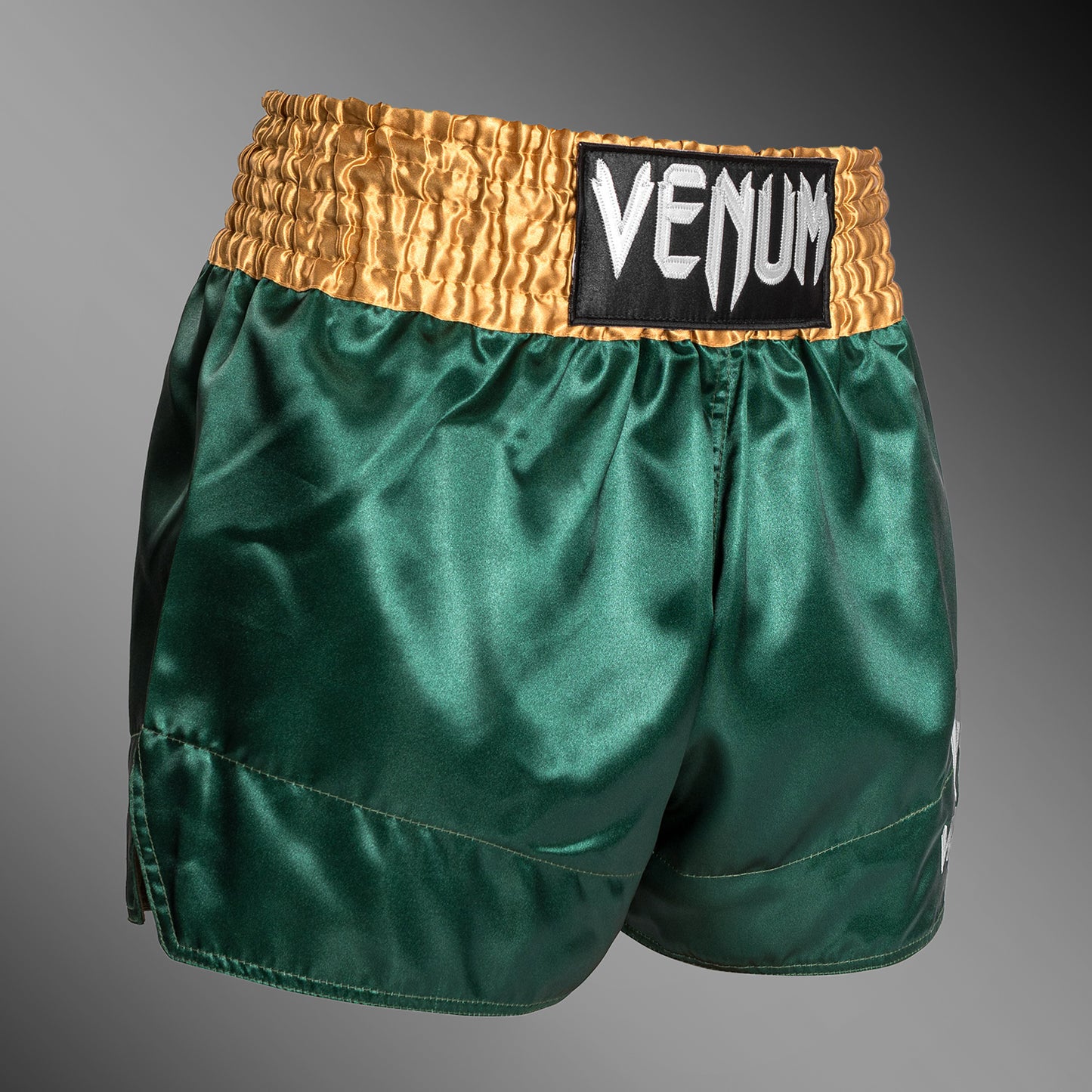 Venum Classic - Pantaloncini da Muay Thaï - Verde/Oro/Bianco