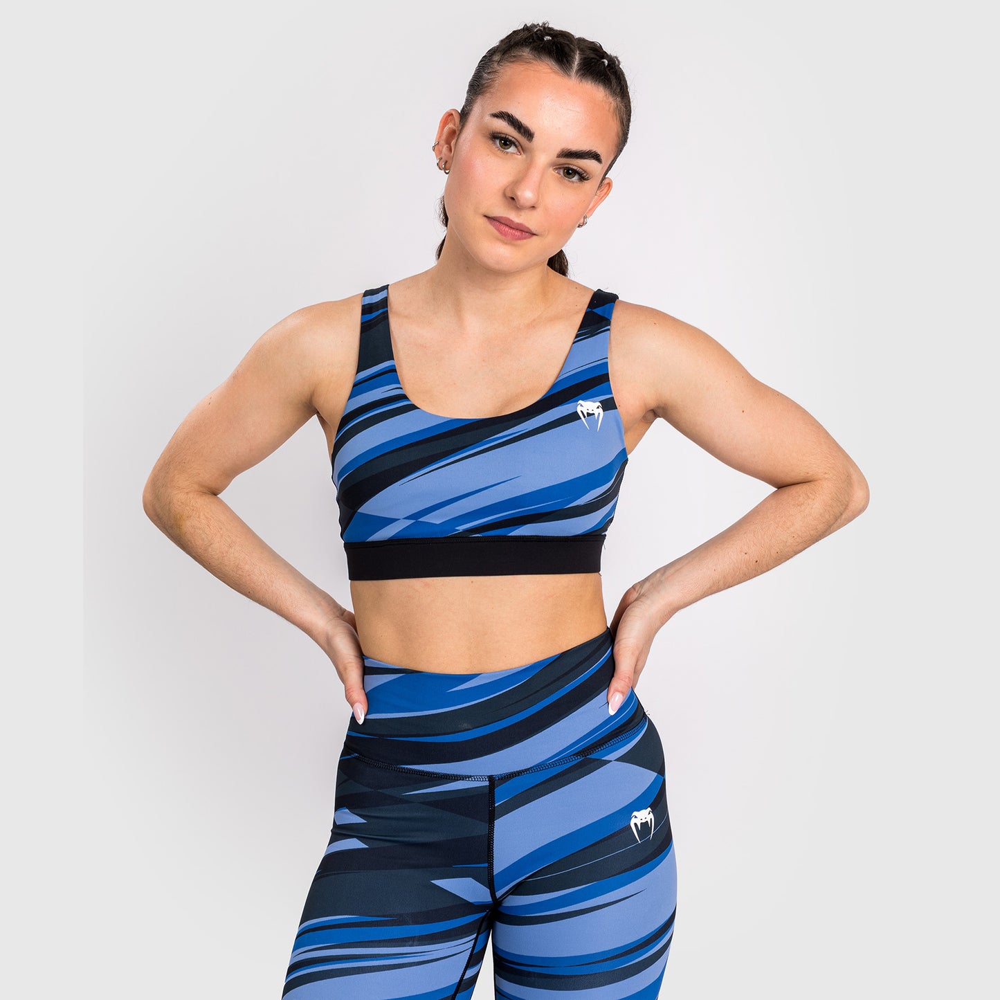 Venum Abyss Reggiseno Sportivo da Donna - Blu Ombra
