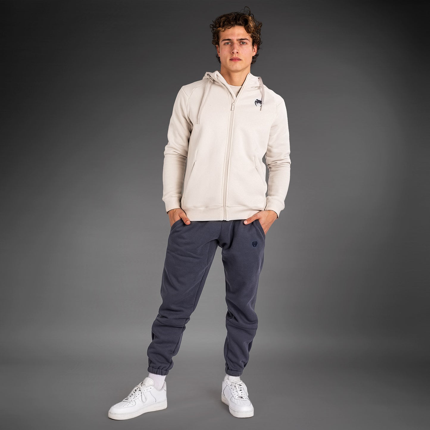 Venum Strikeland Felpa con cappuccio e zip intera - Grigio