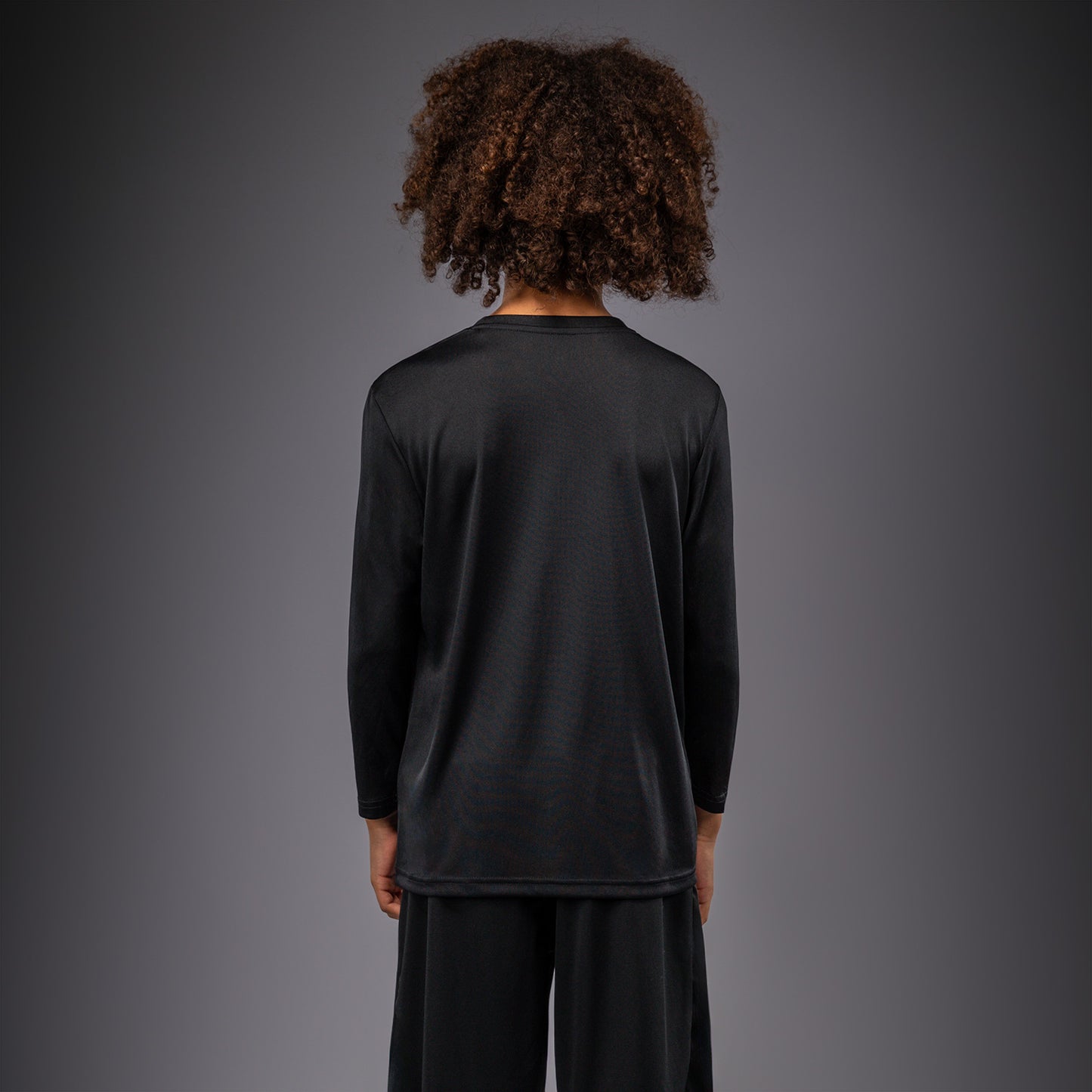 Venum Lineup Maglietta a Maniche Lunghe Per Bambini - Nero/Bianco