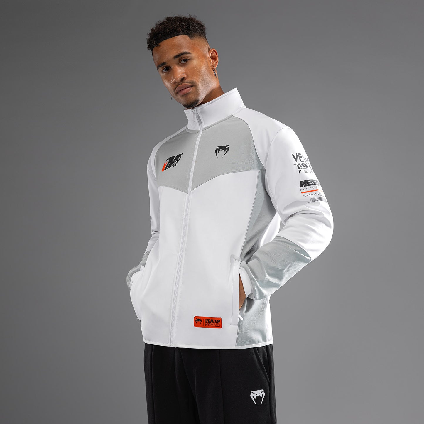Venum Motorsport Giacca Softshell - Bianco Neve