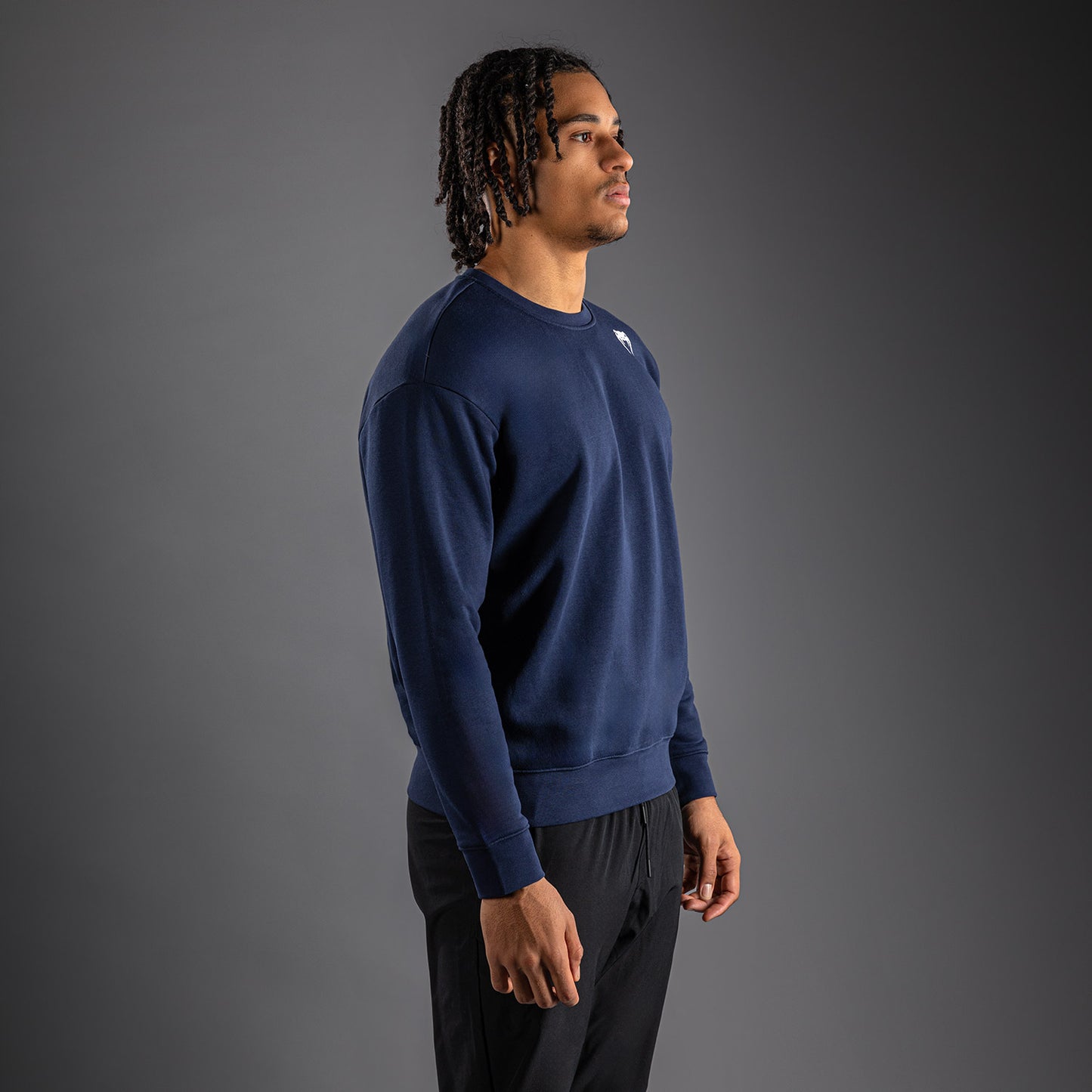 Venum Lineup Felpa Girocollo Navy - Blu/Bianco