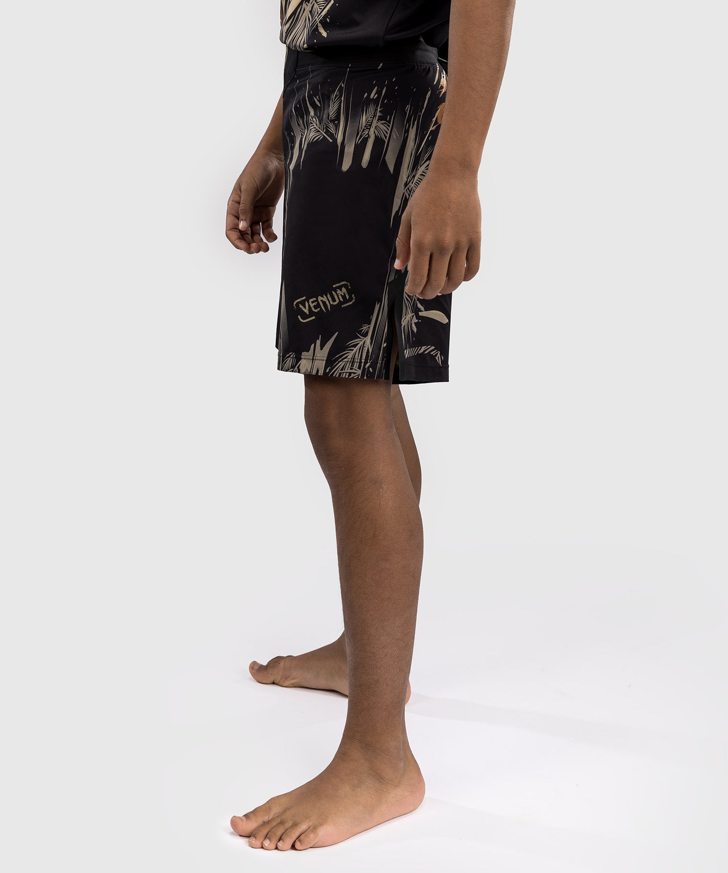 Venum Tiger Pantaloni da Combattimento Bambini - Nero/Arancione Neon