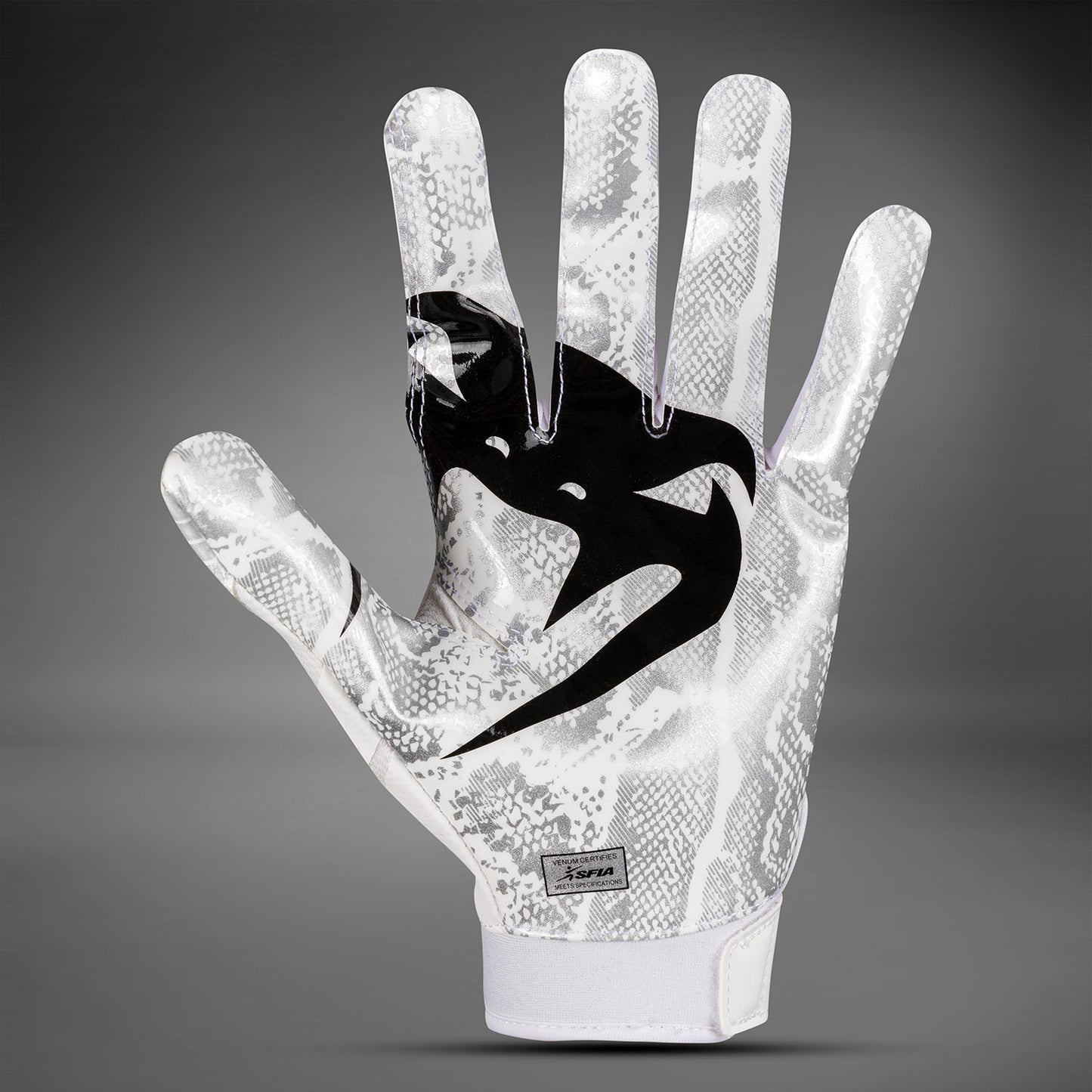 Venum Elite Guanti da football - Bianco/Nero