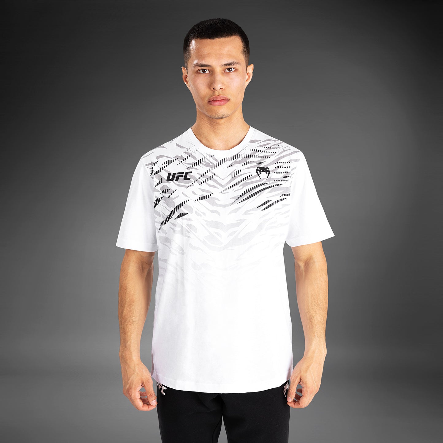 UFC Fusion by Venum Replica Maglietta a Manica Corta per Uomo - Bianco