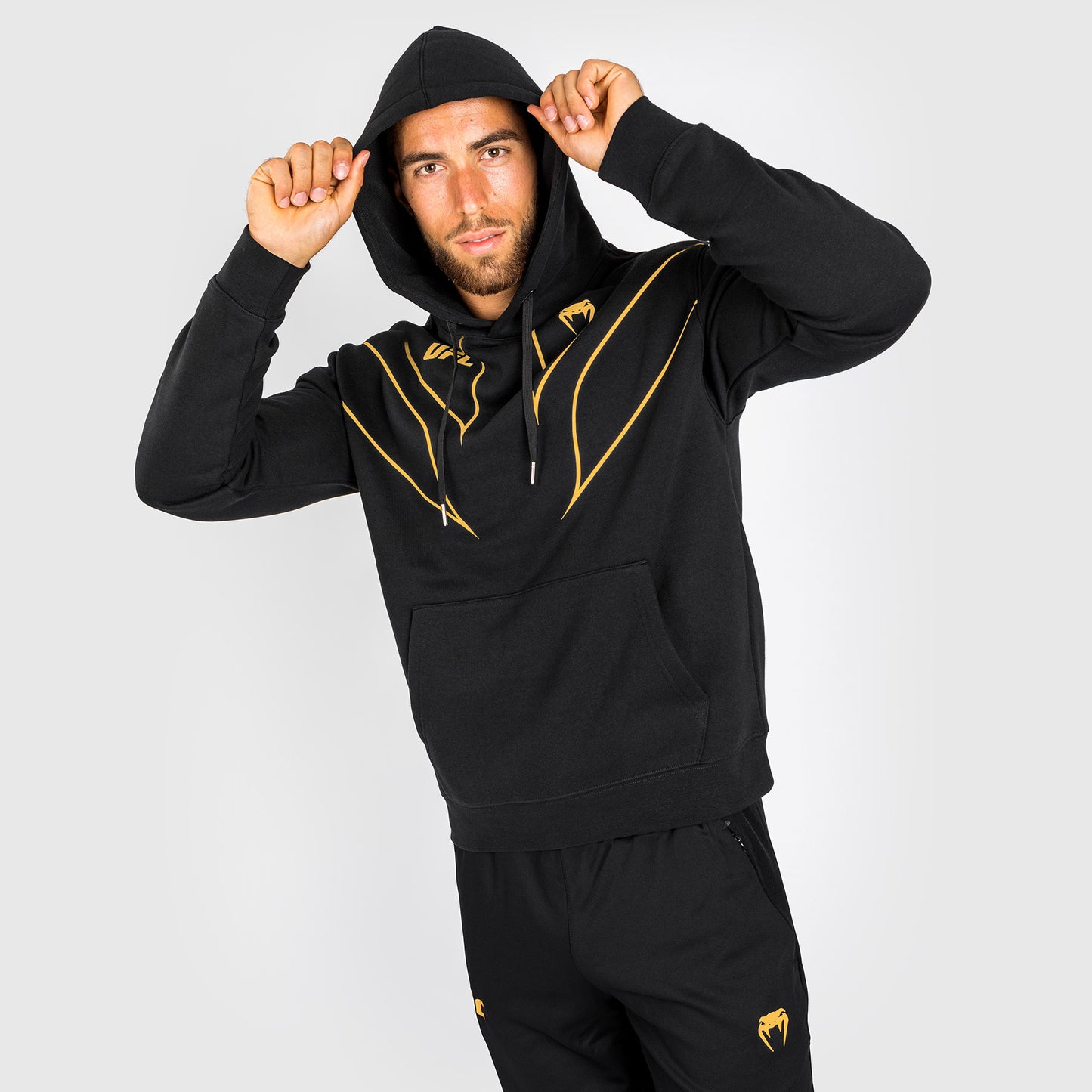 Felpa con cappuccio e zip intera da uomo UFC Venum Replica 2.0 - Champion