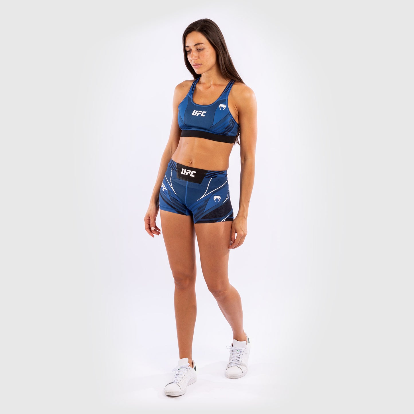 Pantaloncini da Vale Tudo Donna UFC Venum Authentic Fight Night - Vestibilità Corta - Blu