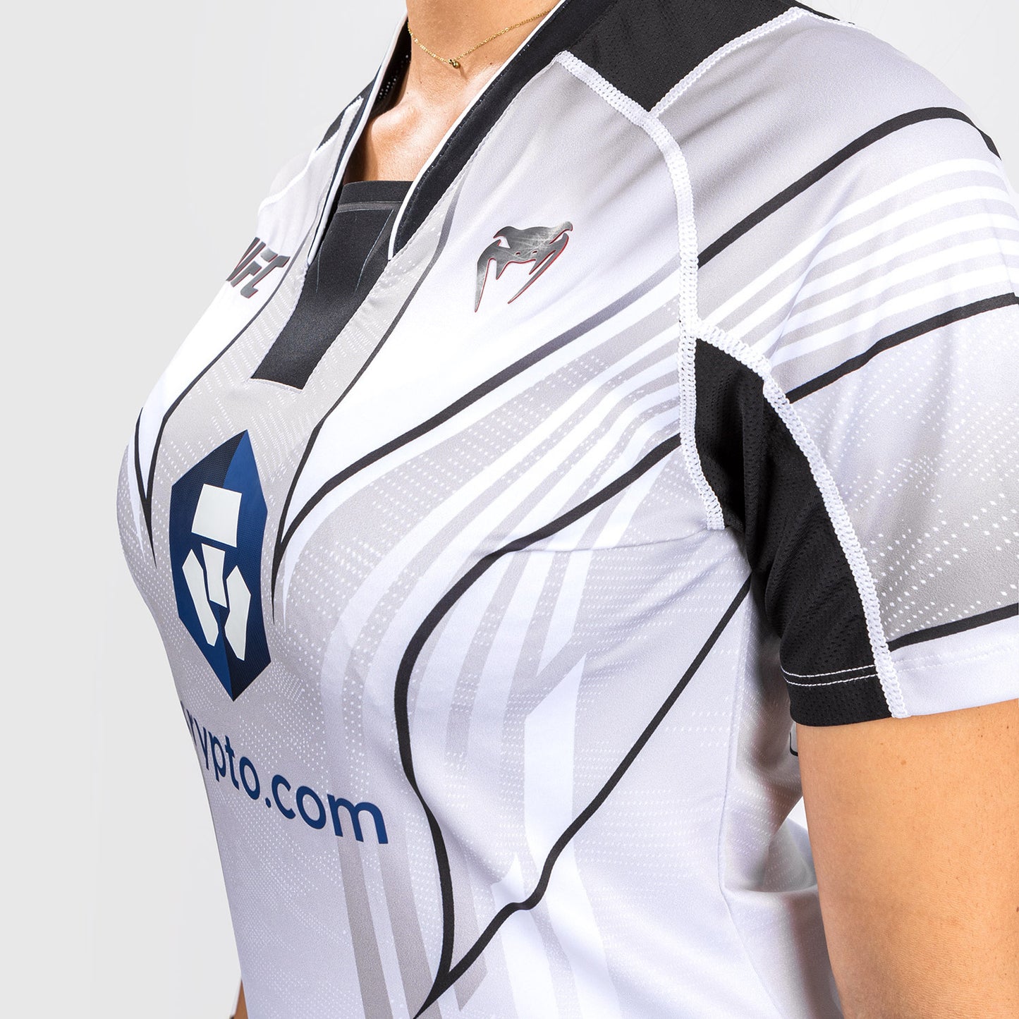 Maglia UFC Venum Authentic Fight Night 2.0 da donna - Bianco